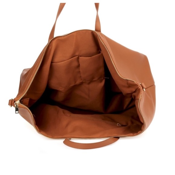 MEGHAN WEEKENDER BAG - COGNAC - Picture 5 of 8